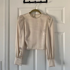 Wilfred Backless Satin Top